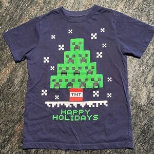 Minecraft Christmas Mojang Shirt M